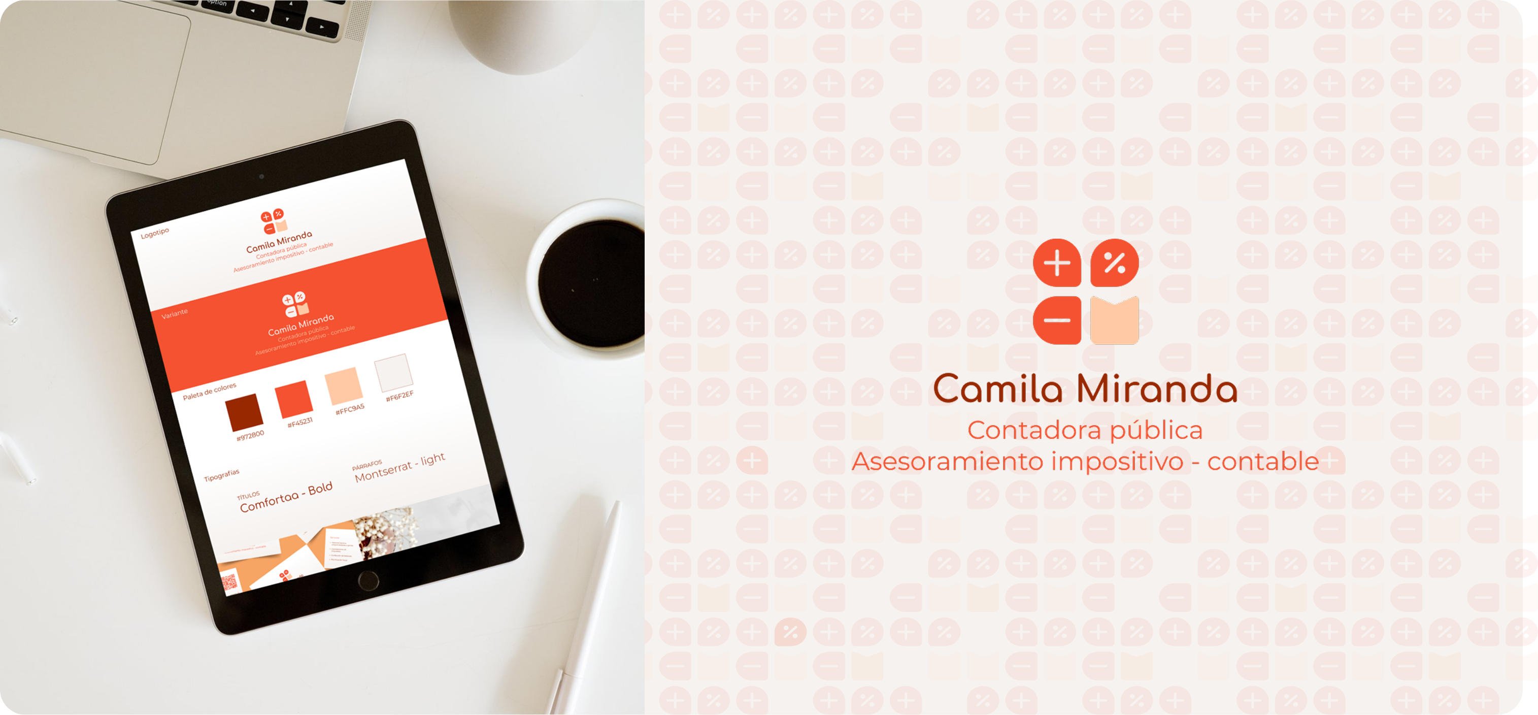 presentacion del proyecto de marca para camila miranda